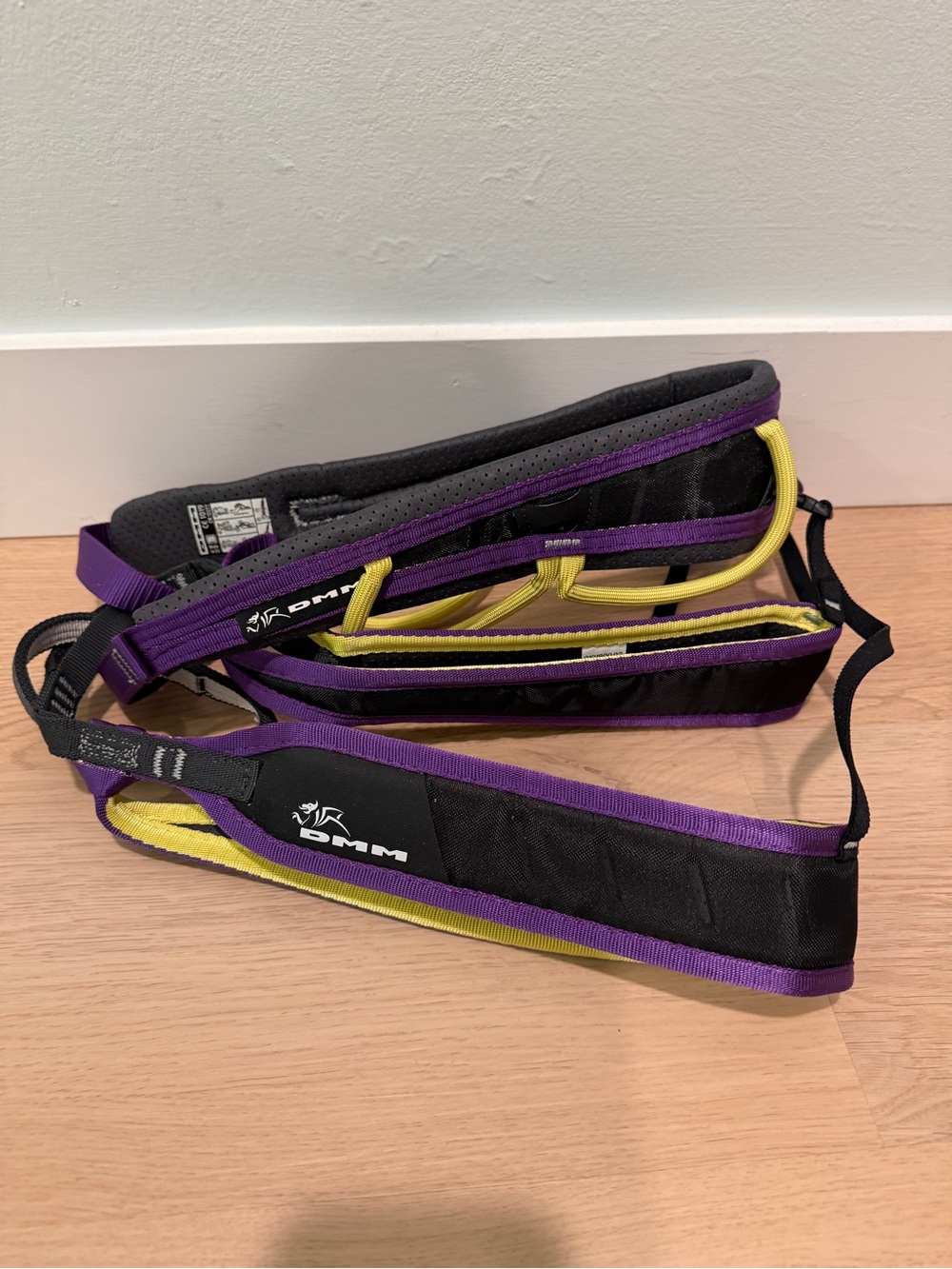 NWOT DMM Trance purple climbing harness